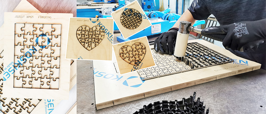 puzzle die,box cutting dies